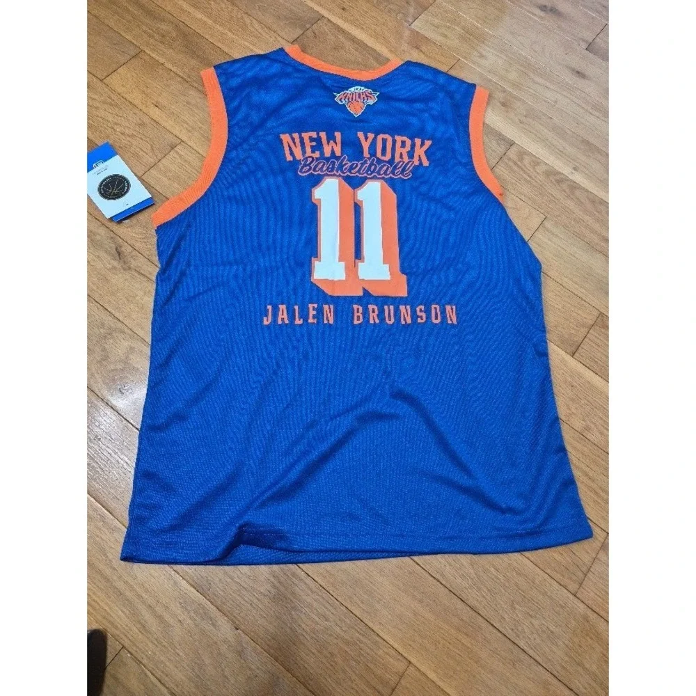 NY Knicks Jalen Brunson 11 Ultra Game NBA Jersey M  Royal Blue One of a Kind NEW